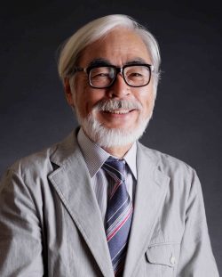 Photo of Hayao Miyazaki, one of the Japanese artists recognised for his work all across the world.