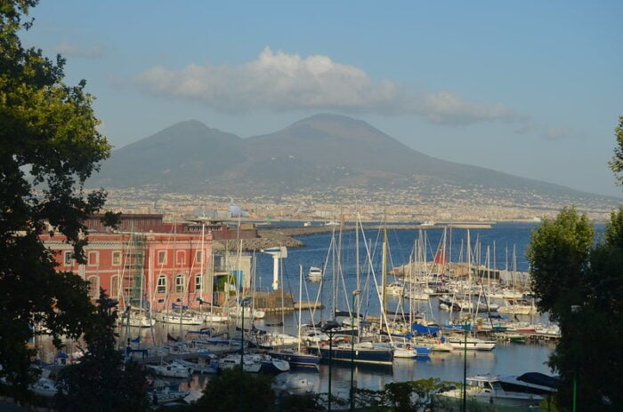 Naples, where Napolitan, one of the the Italian dialects, is spoken