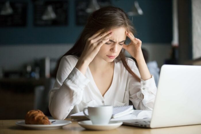 Frustrated woman trying to pronounce the most difficult Polish words