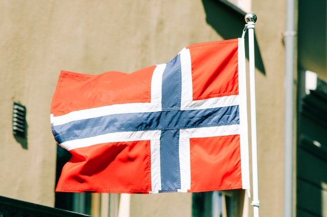 Picture of a Norwegian flag