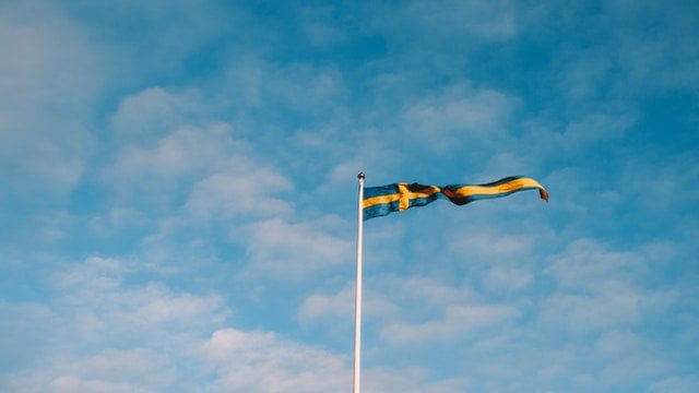 Picture of a Swedish flag