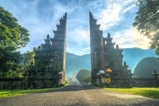 Picture of a Balinese landscape